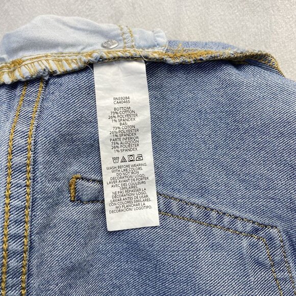 Place Skinny Etroite Adjustable Waist Jeans Girls Sz 18 Light Blue Mid-Rise Used - Picture 8 of 13